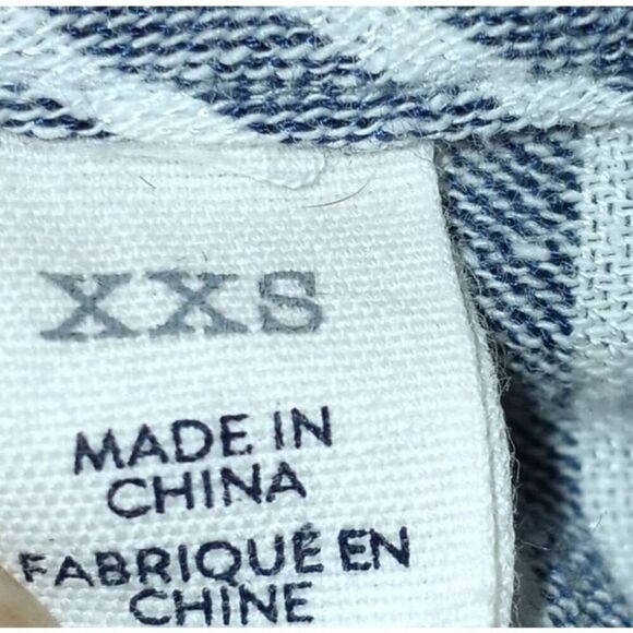 MELROSE & MARKET BLUE & WHITE STRIPE TOP SZ.XXS EUC. - Picture 6 of 6